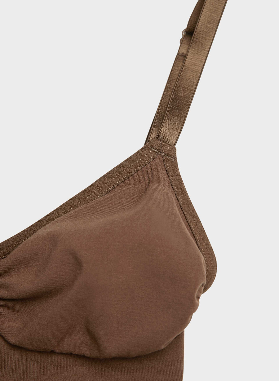 shapeenhance scoop-bralette med kakaobönor