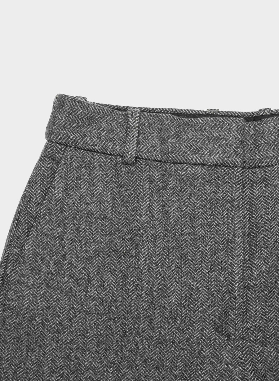 agency byxa - precision wool chaney svartgrÅ