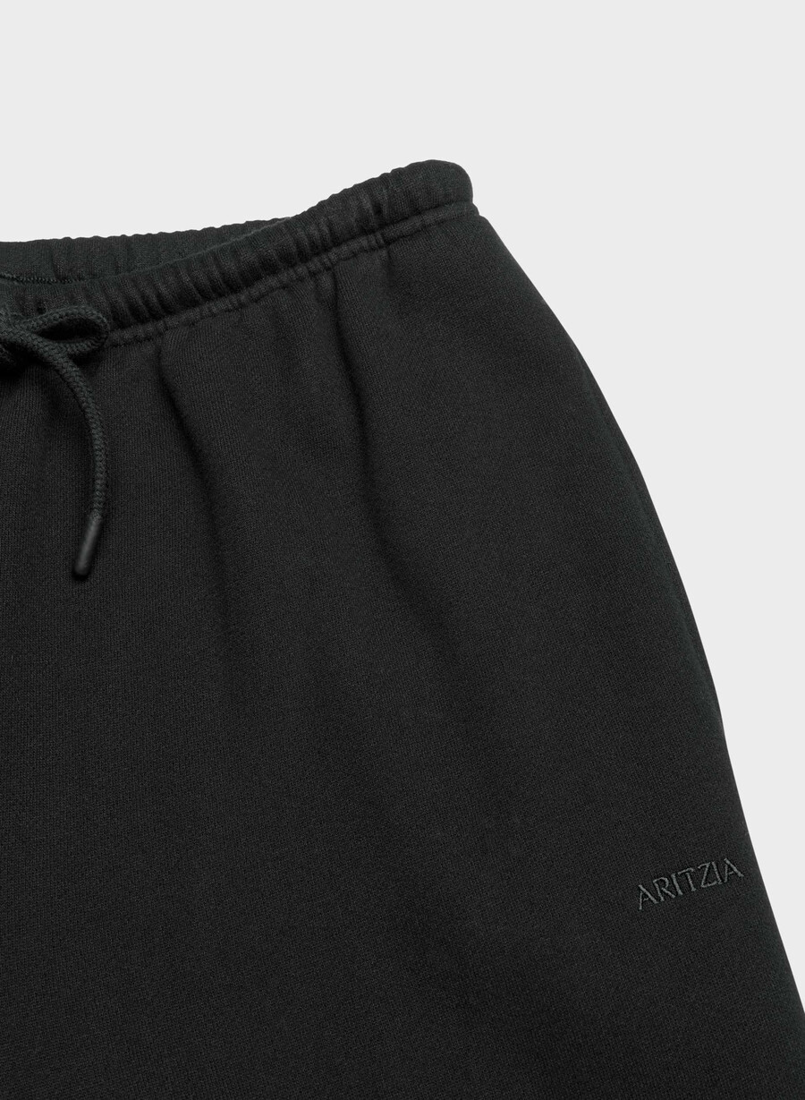 mysig fleece mega flutter mjukisbyxa svart