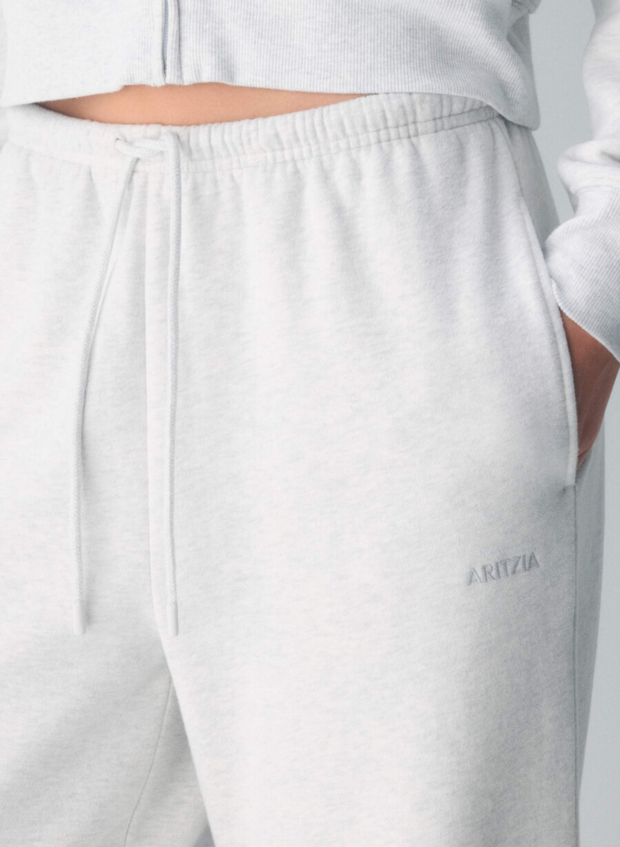 mysig sweatfleece mega flutter sweatpants heather cloud white
