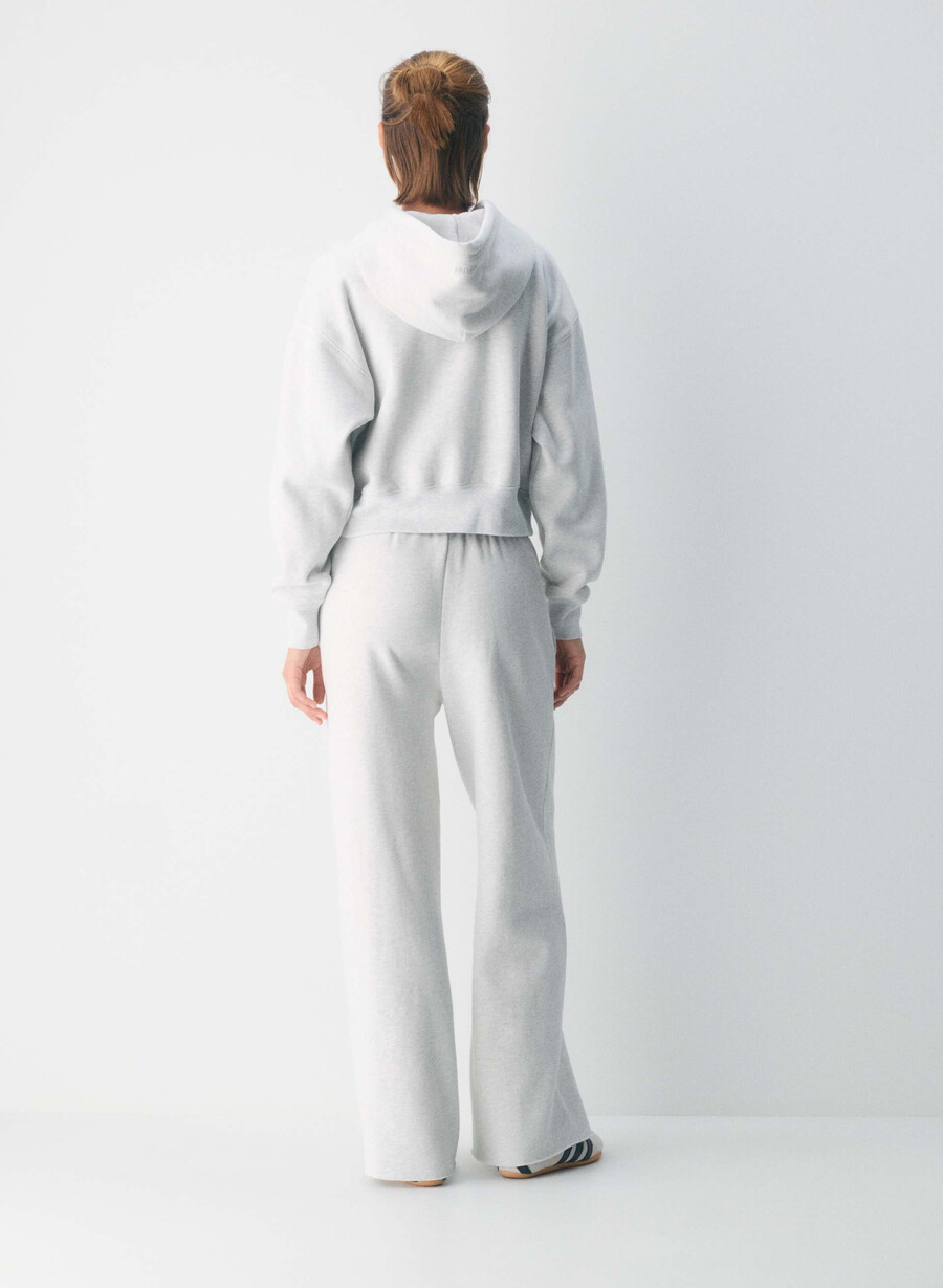 mysig sweatfleece mega flutter sweatpants heather cloud white