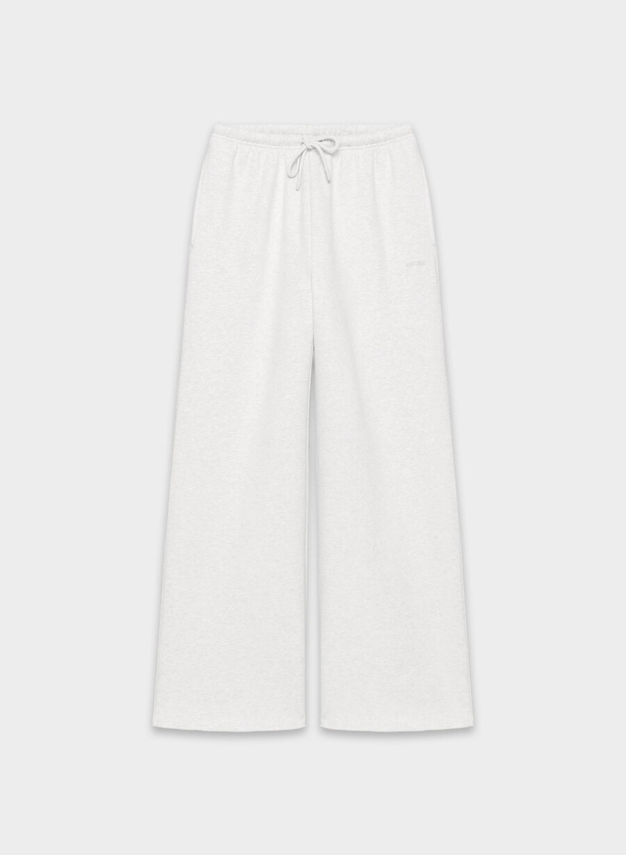 mysig sweatfleece mega flutter sweatpants heather cloud white