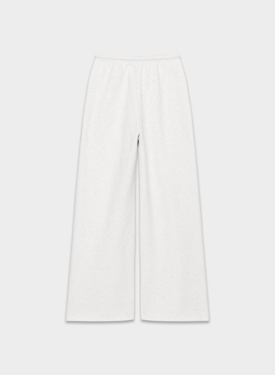 mysig sweatfleece mega flutter sweatpants heather cloud white