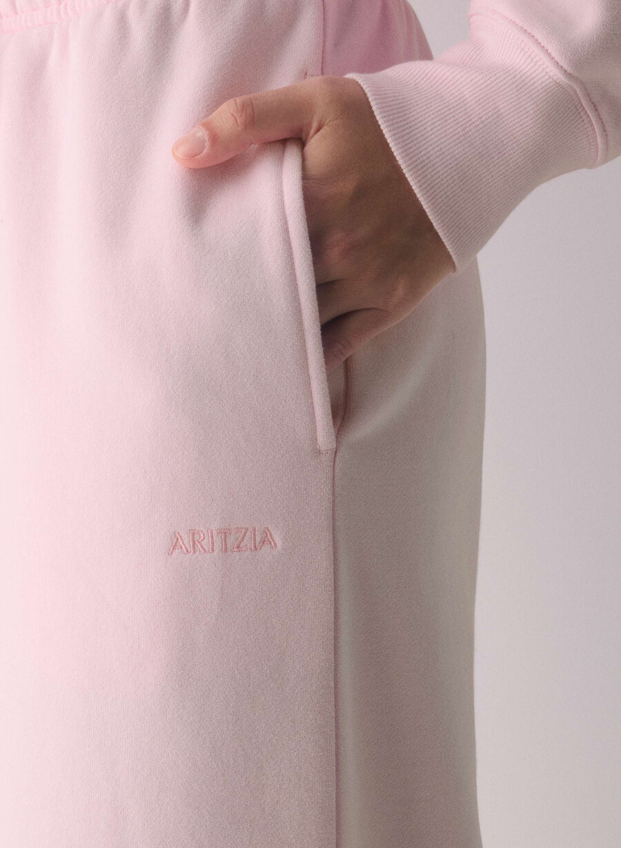 mysig sweatfleece mega flutter träningsbyxa villa rosa