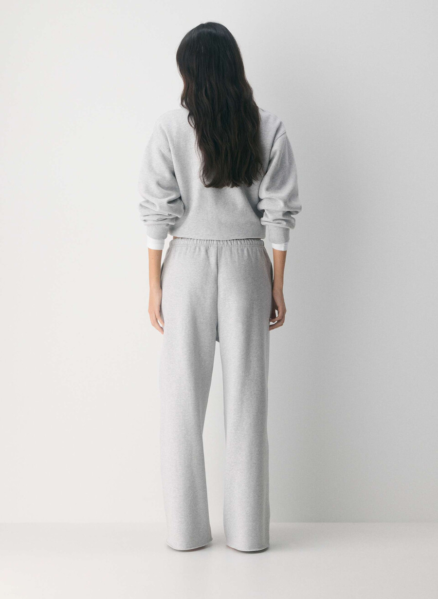 mysig sweatfleece mega flutter träningsbyxa ljungkrom