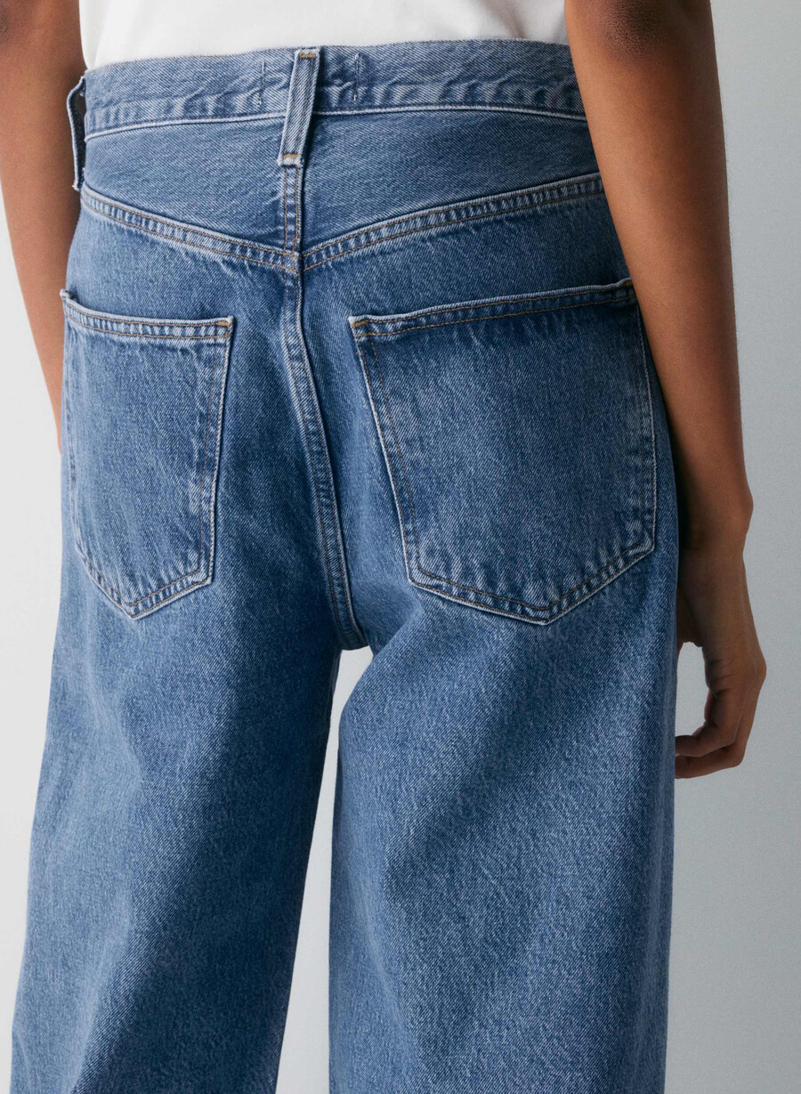 agolde lågskurna jeans myth