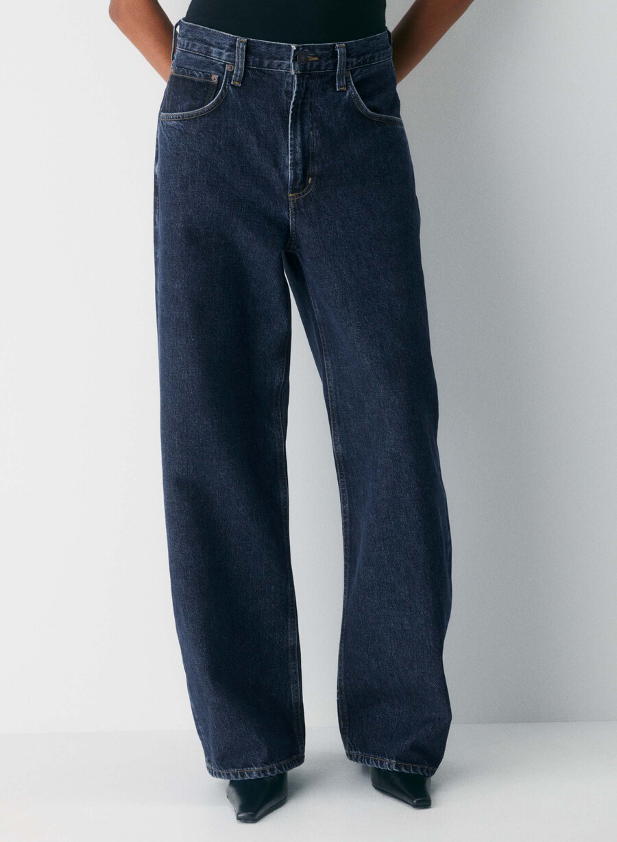 agolde lågskuren jeans pendulum