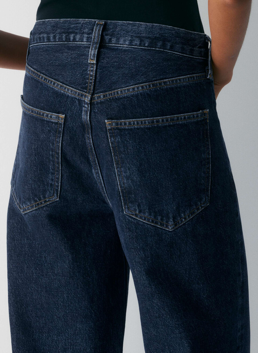 agolde lågskuren jeans pendulum