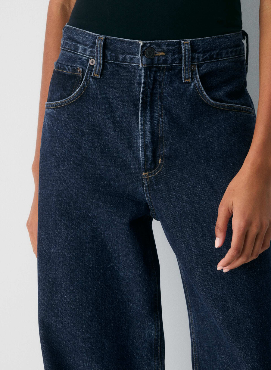 agolde lågskuren jeans pendulum
