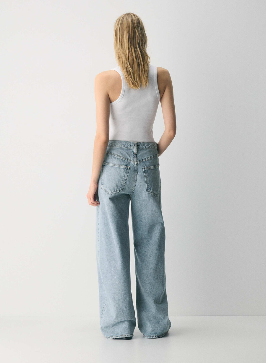 agolde lågskurna jeans force