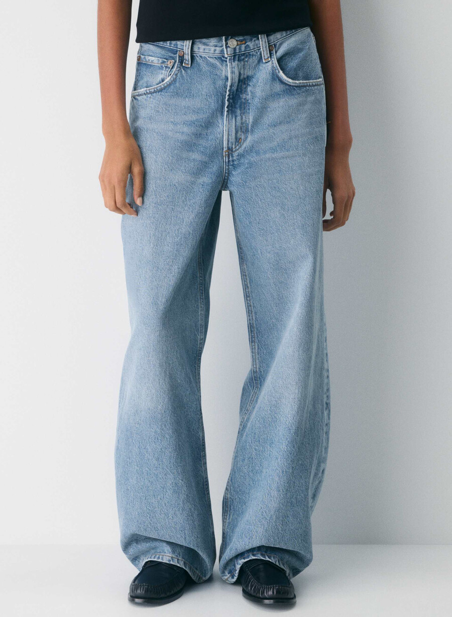 agolde lågskurna jeans fairway