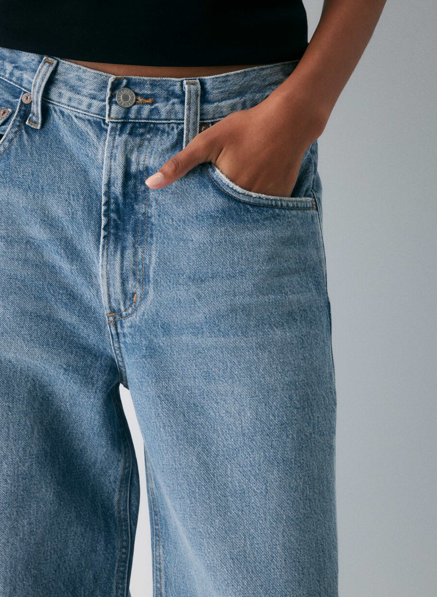 agolde lågskurna jeans fairway