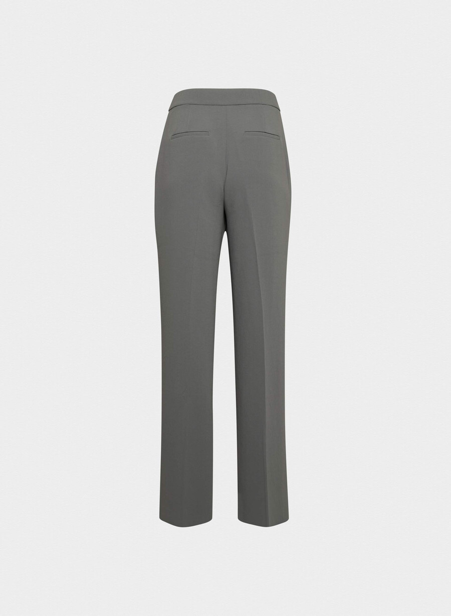 the limitless pant curve-fit - kräppig kolgrått