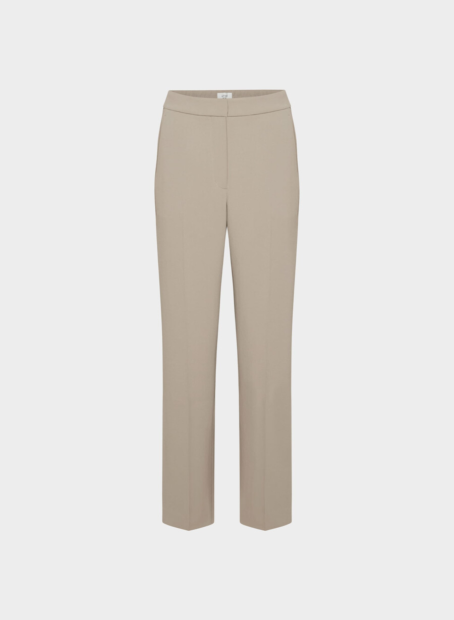 the limitless pant curve-fit - kräppig nomad taupe