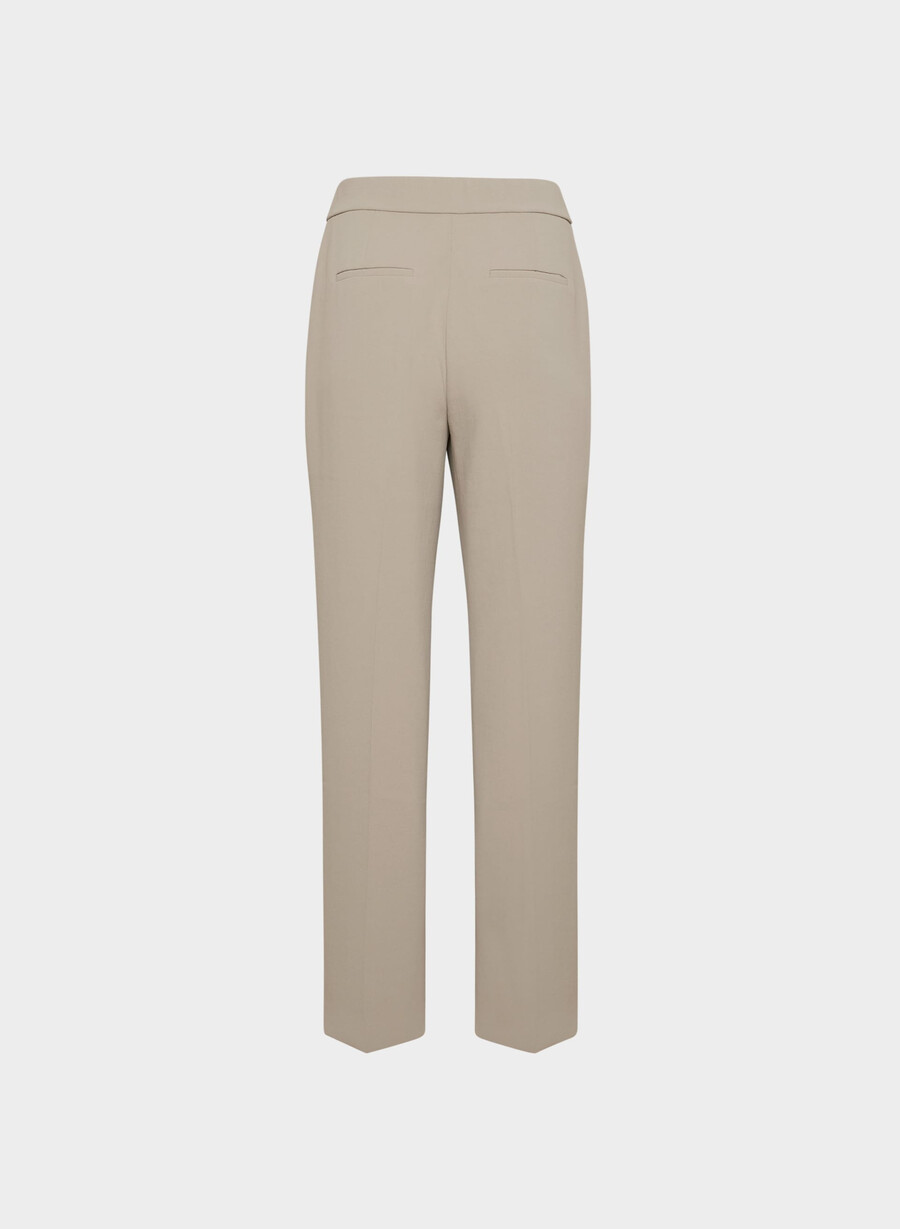 the limitless pant curve-fit - kräppig nomad taupe