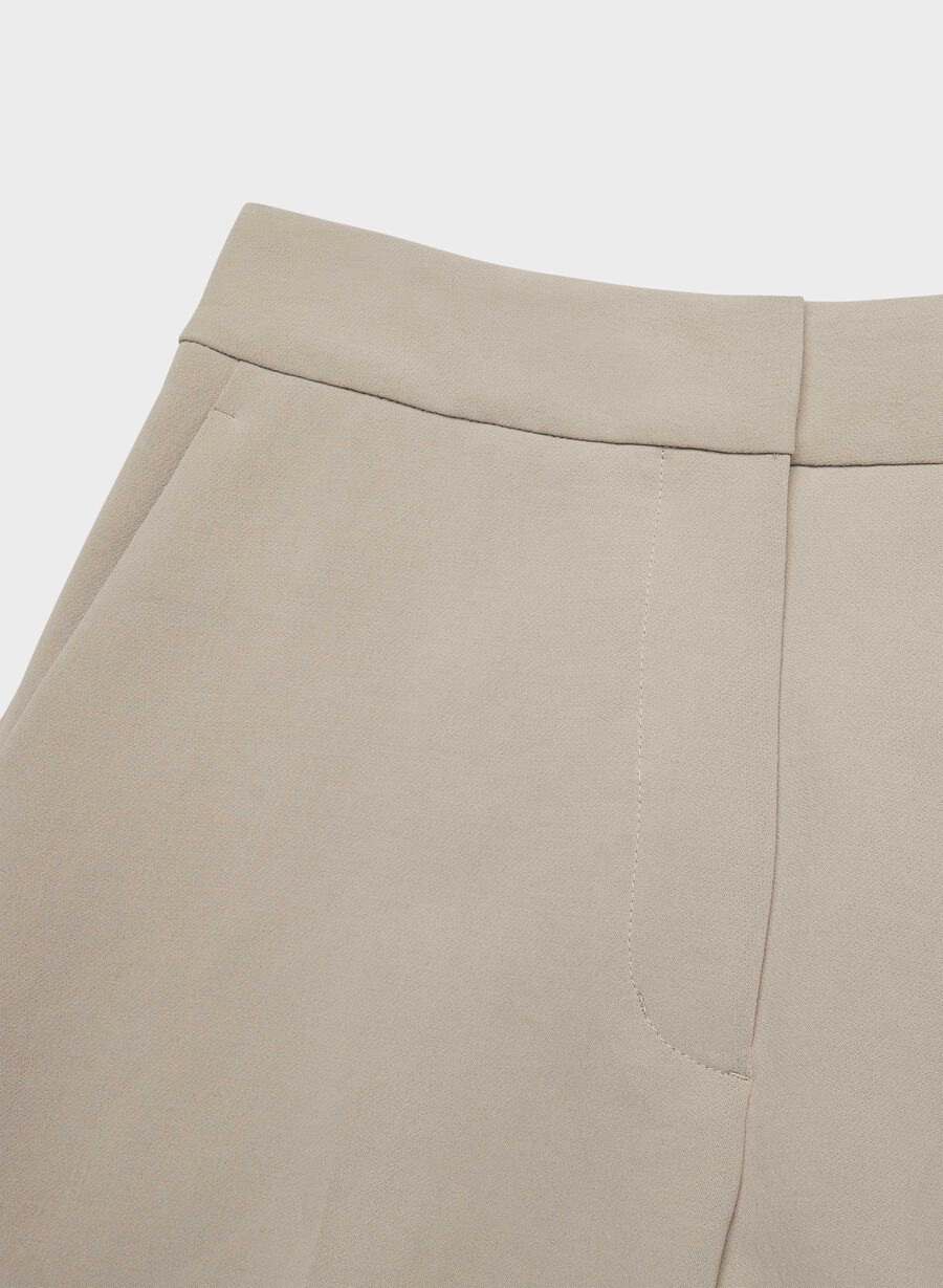the limitless pant curve-fit - kräppig nomad taupe