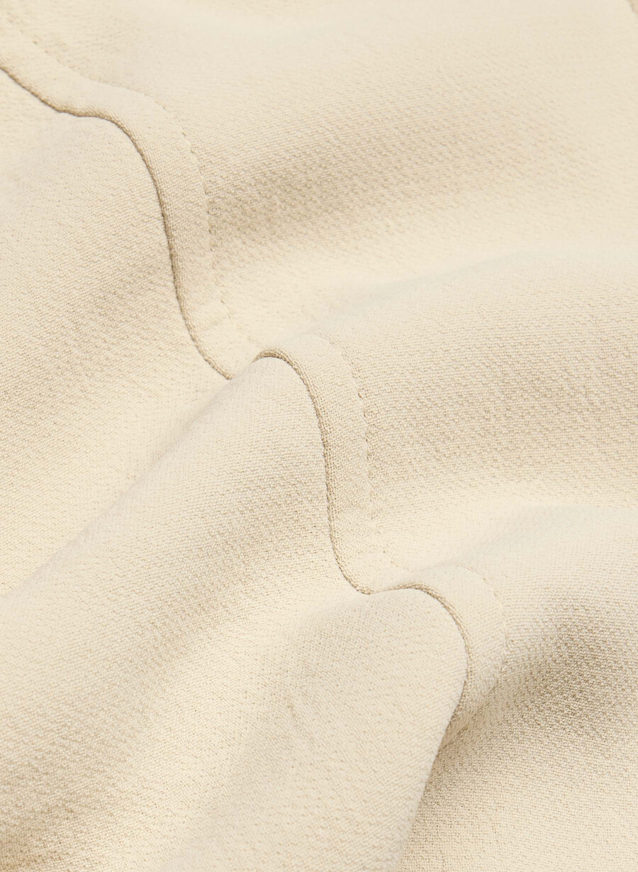 klädväst - crepette marcona beige