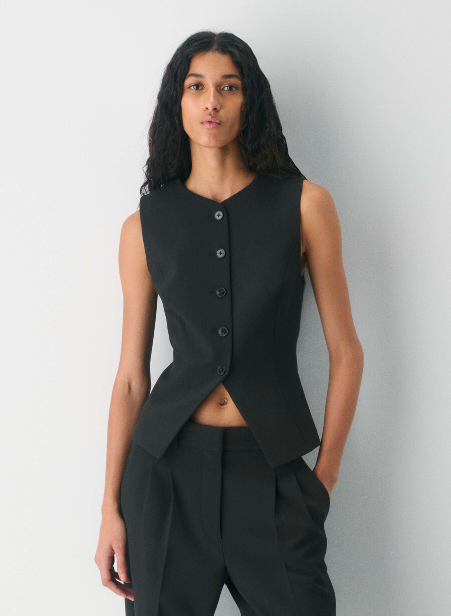 regal väst - reessential heather black