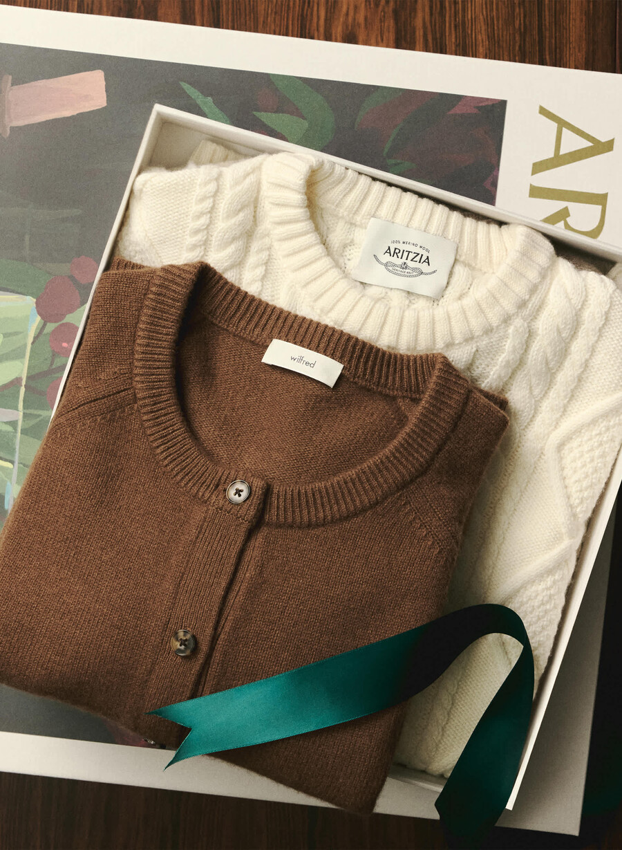 essential wool cashmere london cardigan chocolatier brown