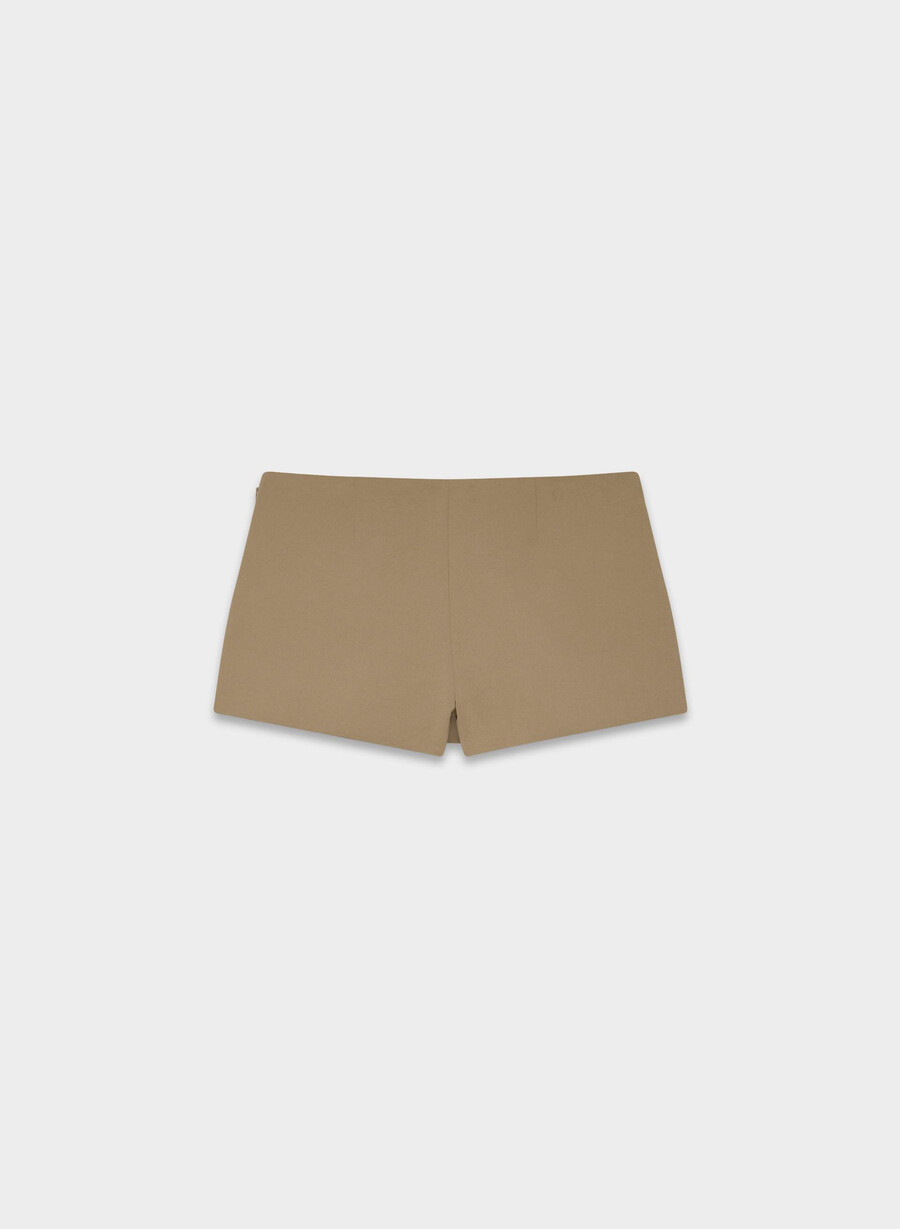 jewel skort - crepette folio brun