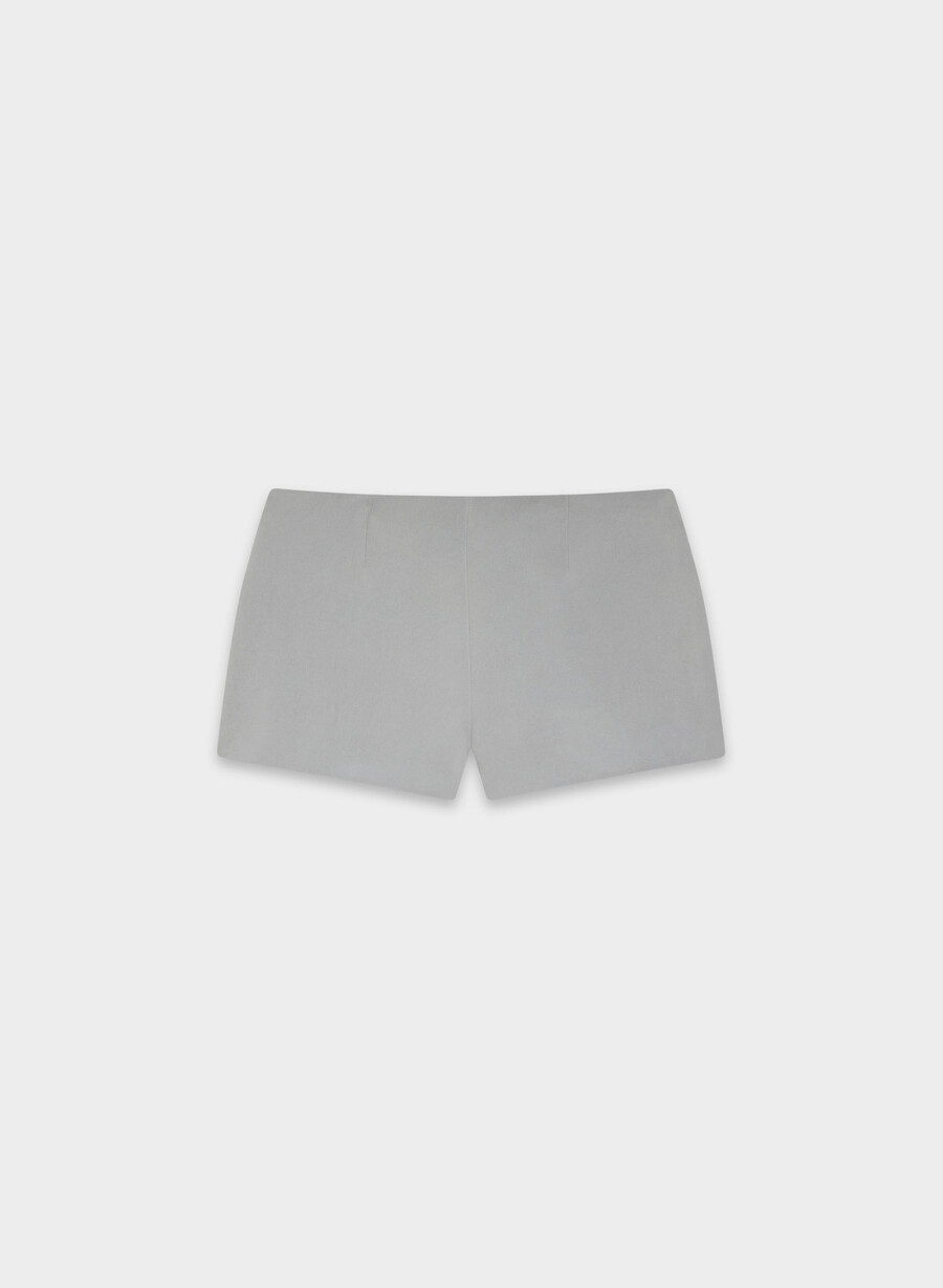 juvelkort skort - crepette riverstone grÅ