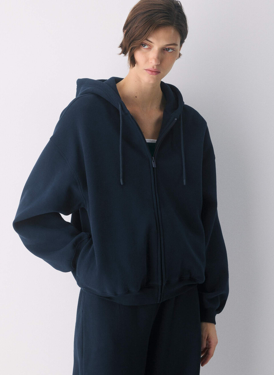 mysig fleece mega zip hoodie admiral
