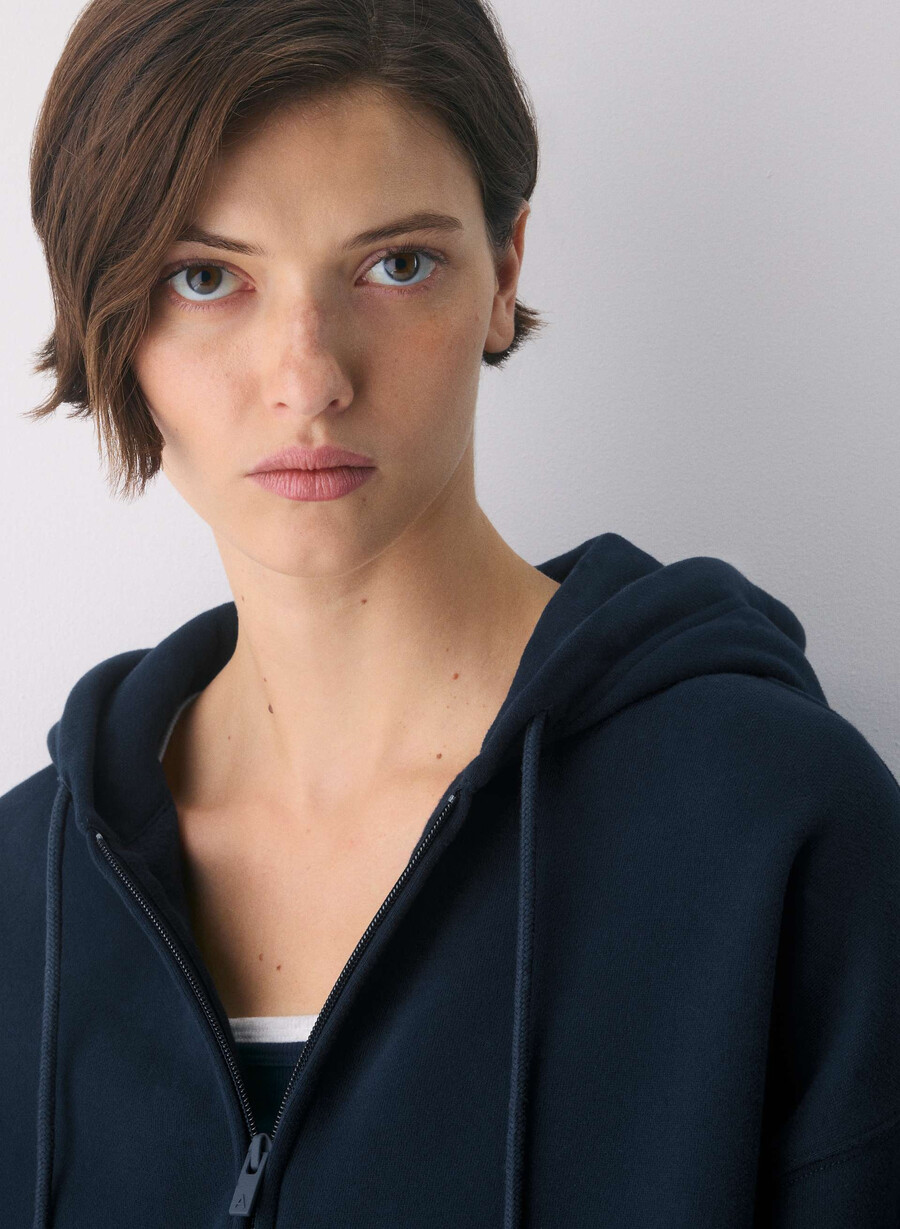 mysig fleece mega zip hoodie admiral