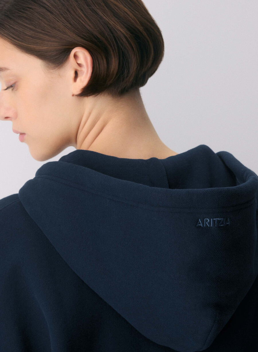 mysig fleece mega zip hoodie admiral