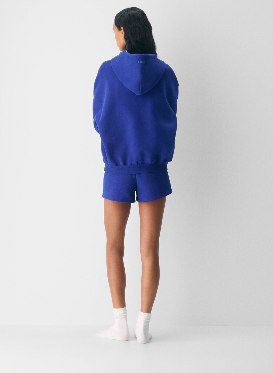mysig fleece mega zip hoodie ablaze blÅ