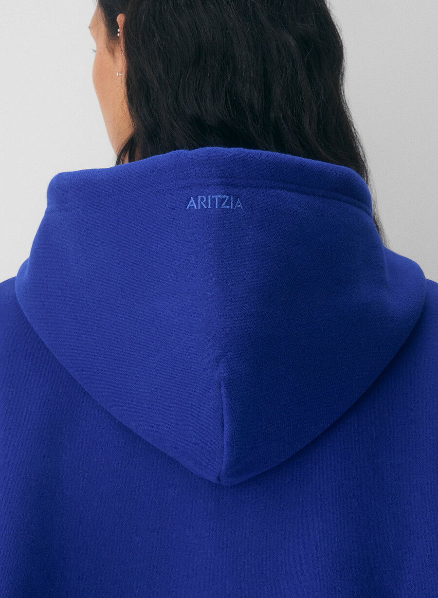 mysig fleece mega zip hoodie ablaze blÅ
