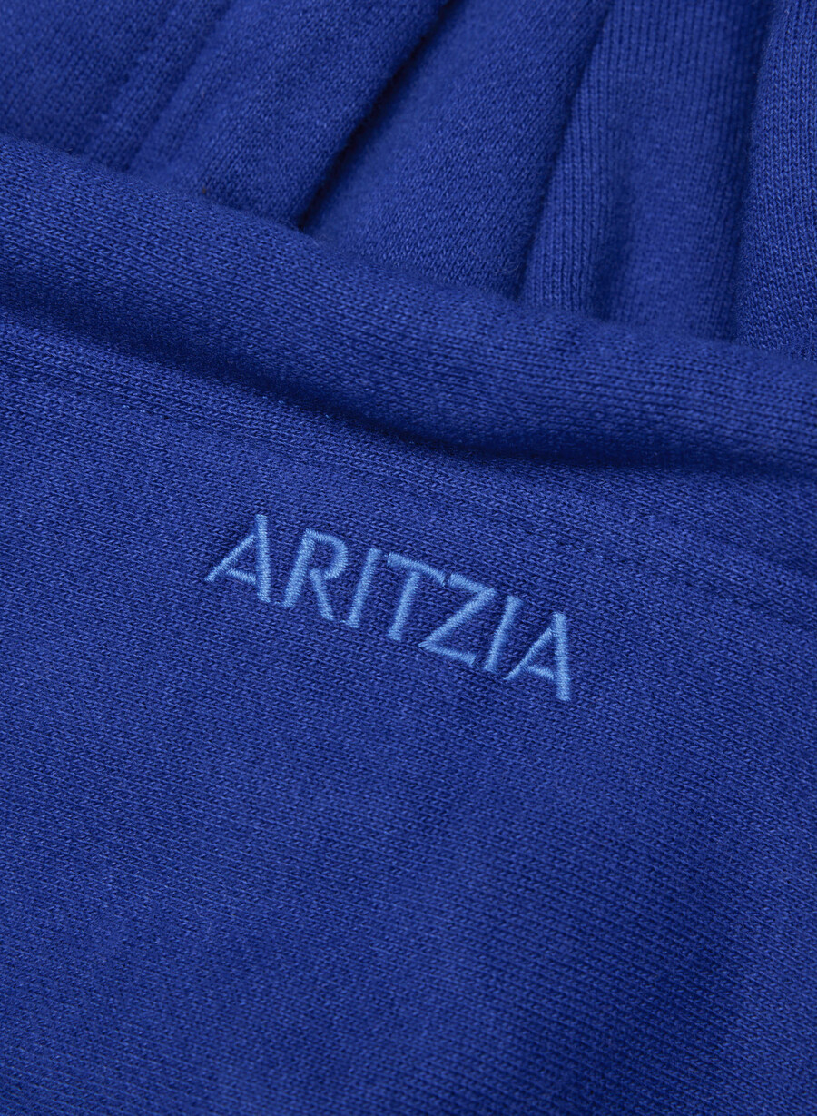mysig fleece mega zip hoodie ablaze blÅ