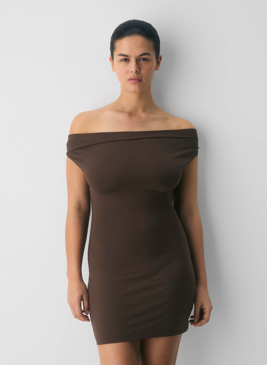 original contour ravish klänning rich mocha brun