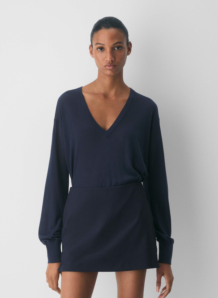 roundup skort - reessential light dark night navy
