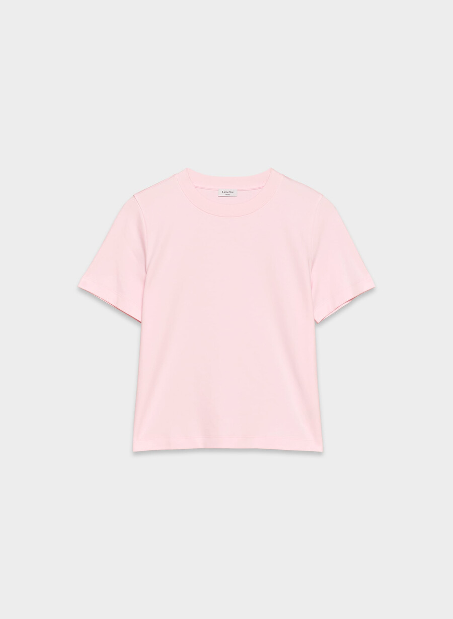 interlock bomullsfunktions-t-shirt villa rosa
