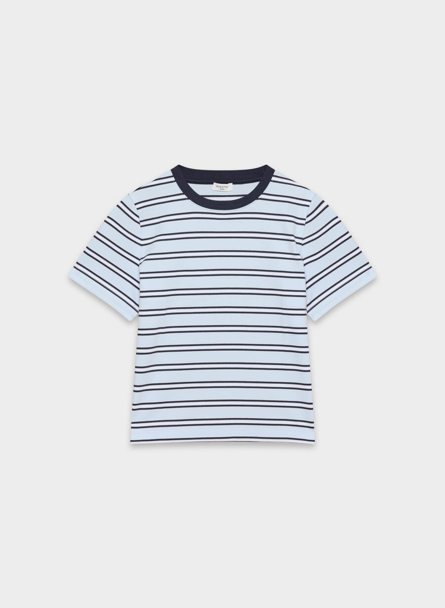 interlock bomullsfunktions-t-shirt blÅmÖrk grÖn