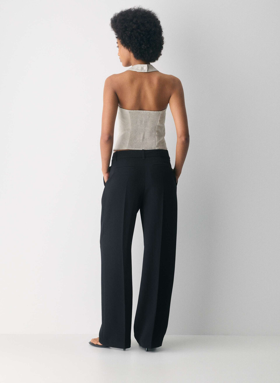whisper linen halter top ofärgad ecru