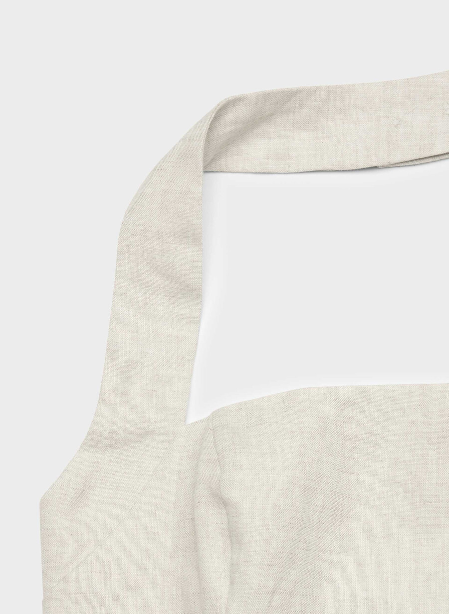 whisper linen halter top ofärgad ecru