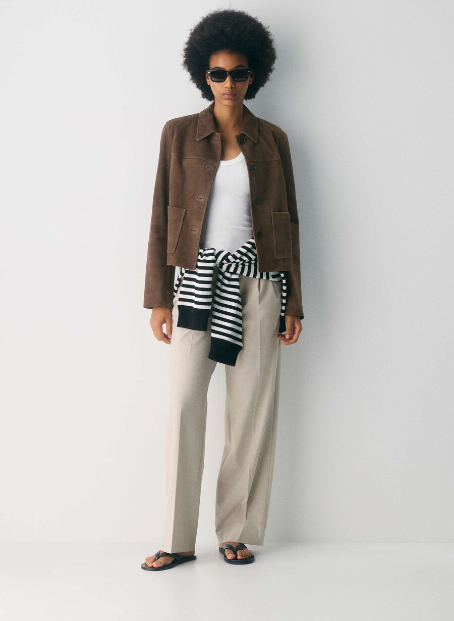 the effortless pant - reessential light heather matt pearl