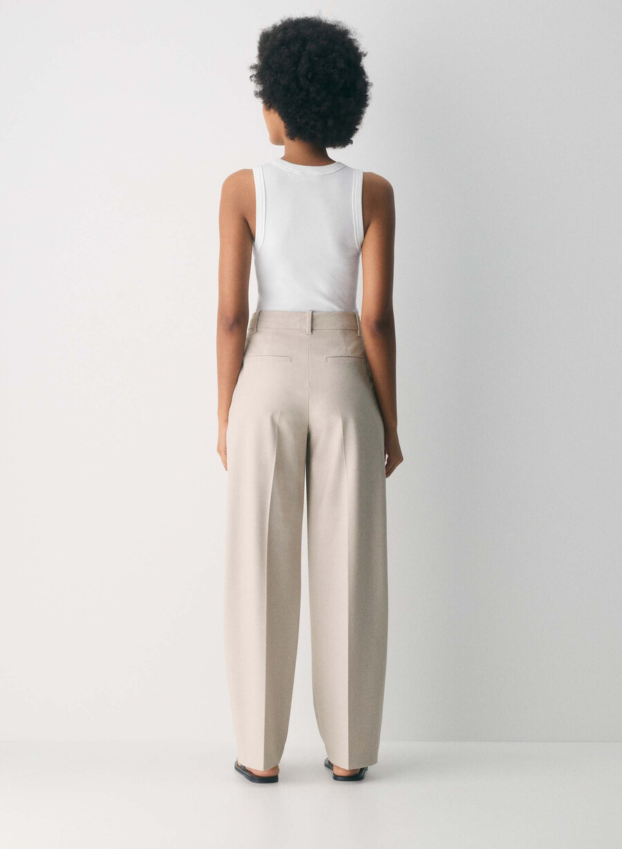 the effortless pant - reessential light heather matt pearl