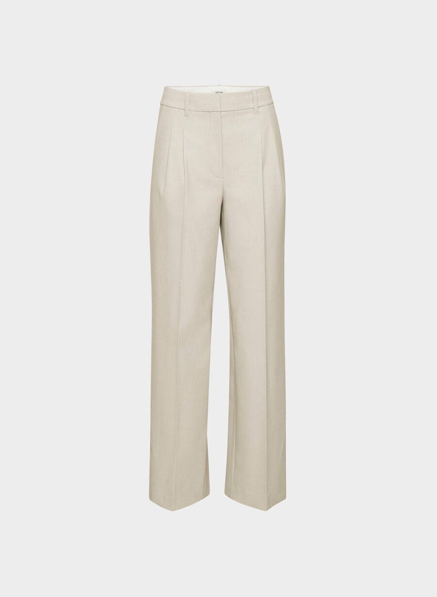 the effortless pant - reessential light heather matt pearl