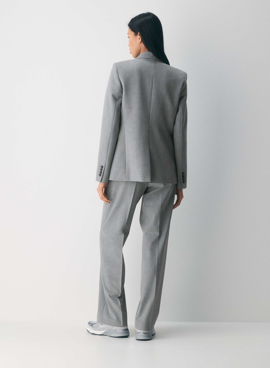 the effortless pant - reessential light heather mÖrkgrÅ