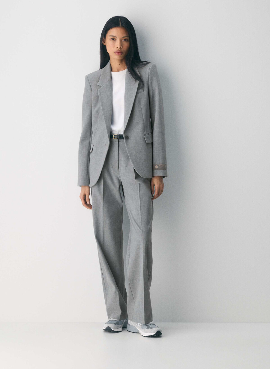 the effortless pant - reessential light heather mÖrkgrÅ