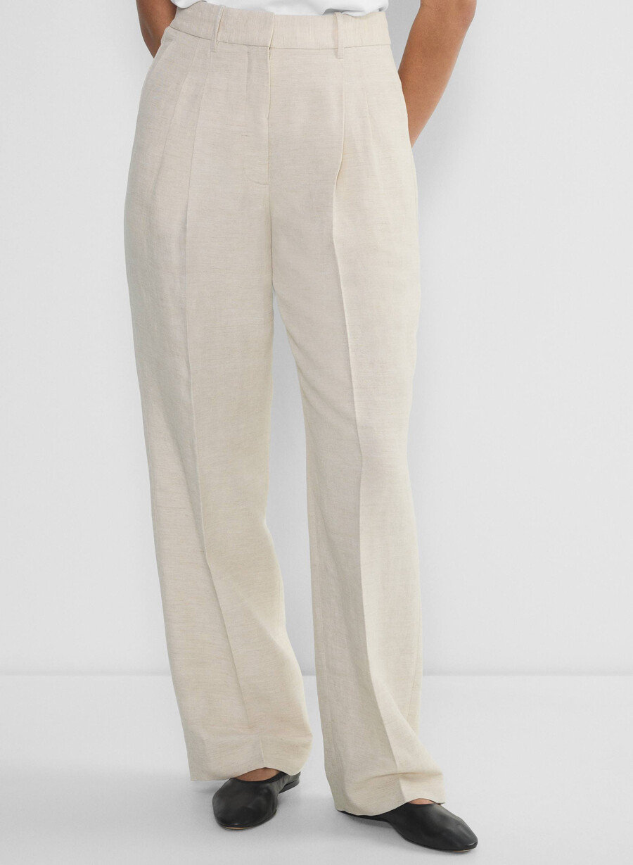 the effortless pant curve-fit – cruiselinen naturlig ecru