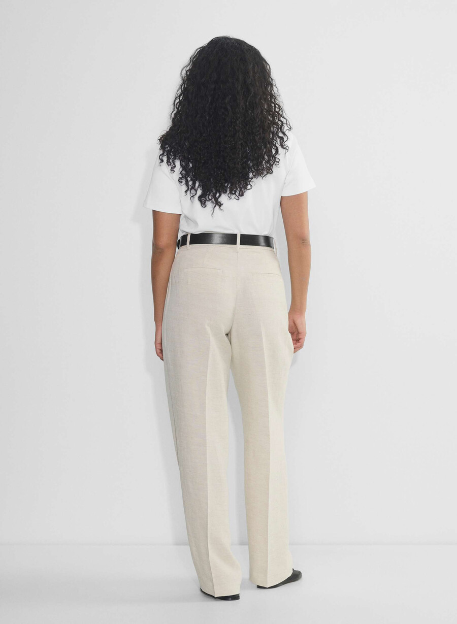the effortless pant curve-fit – cruiselinen naturlig ecru