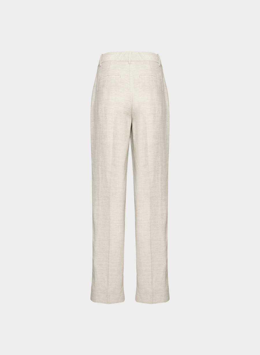 the effortless pant curve-fit – cruiselinen naturlig ecru