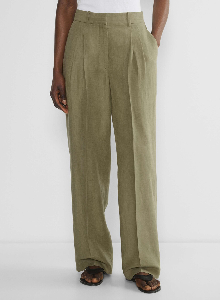 the effortless pant curve-fit - cruiselinen soltorkade oliv