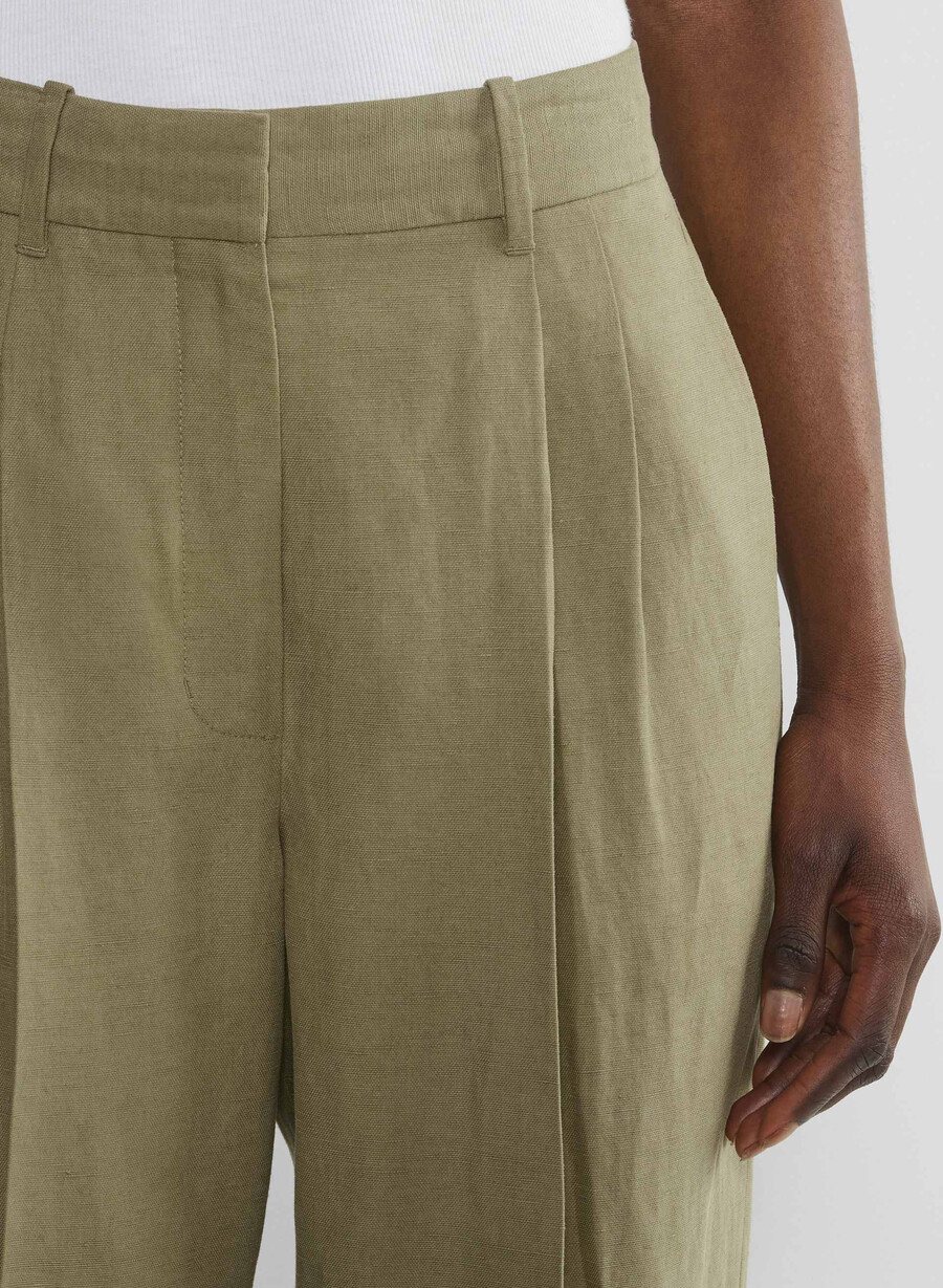 the effortless pant curve-fit - cruiselinen soltorkade oliv