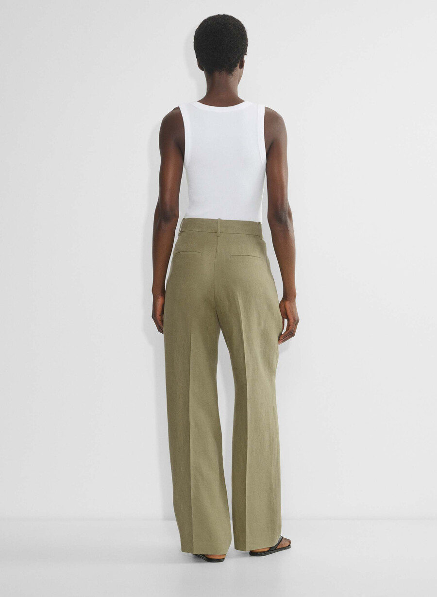 the effortless pant curve-fit - cruiselinen soltorkade oliv
