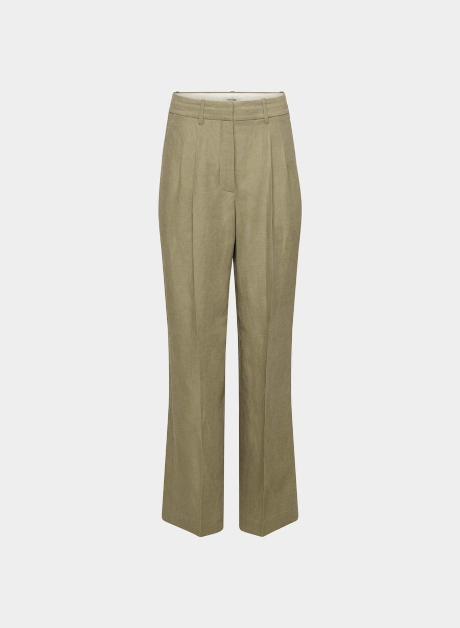 the effortless pant curve-fit - cruiselinen soltorkade oliv
