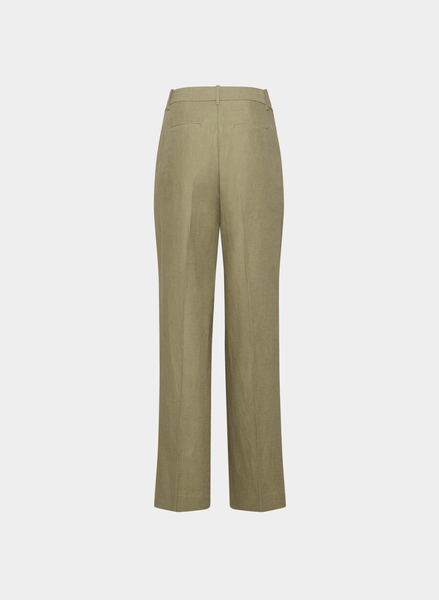 the effortless pant curve-fit - cruiselinen soltorkade oliv